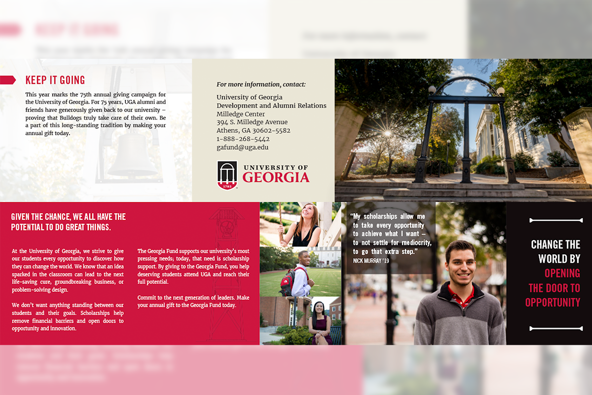 UGA Annual Giving Fall Direct Mailer