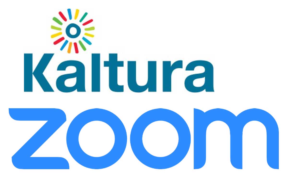 Kaltura & Zoom logos