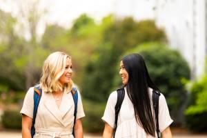 Students on campus