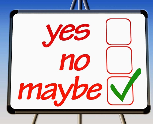 Yes No Maybe Chart