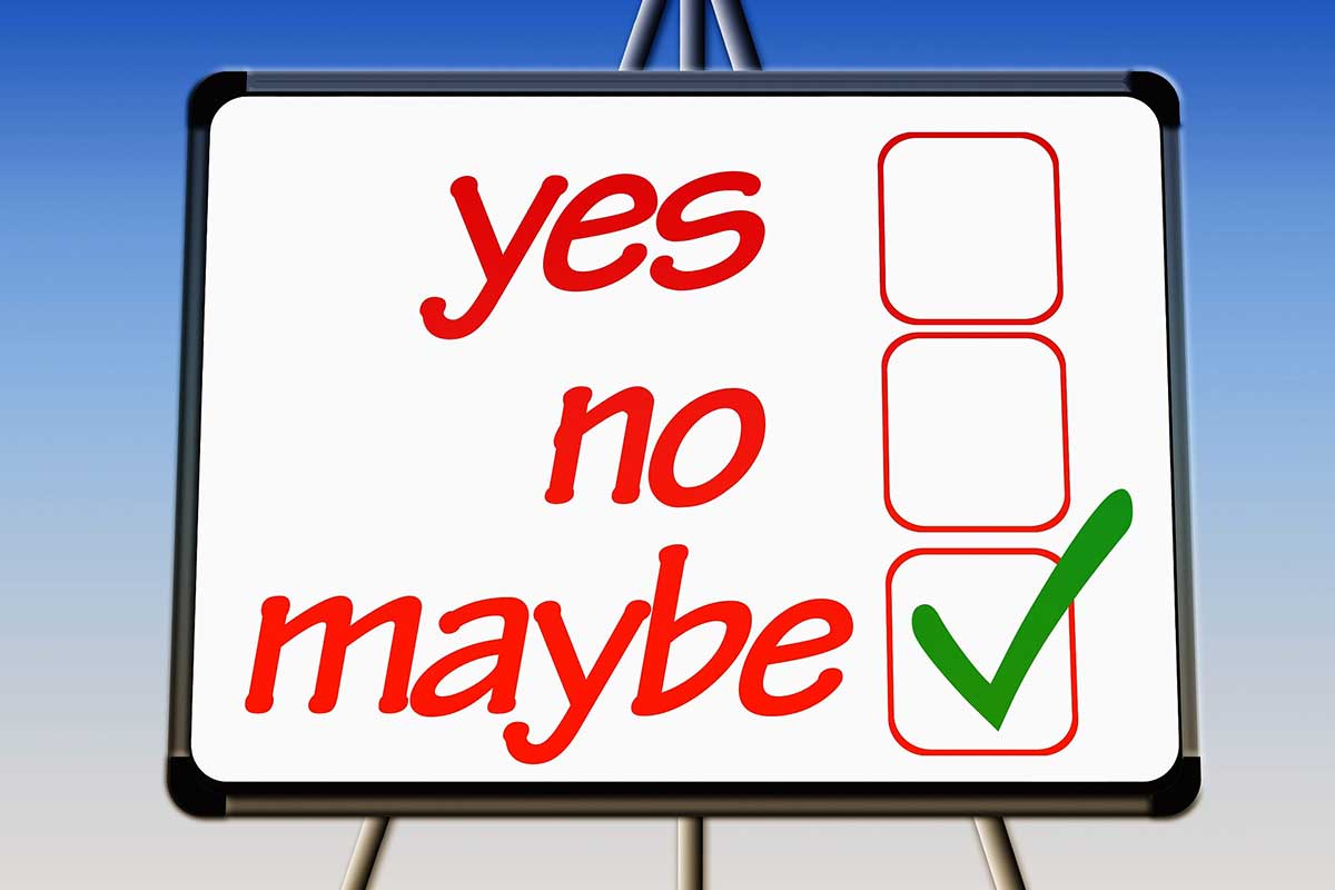 Yes No Maybe Chart