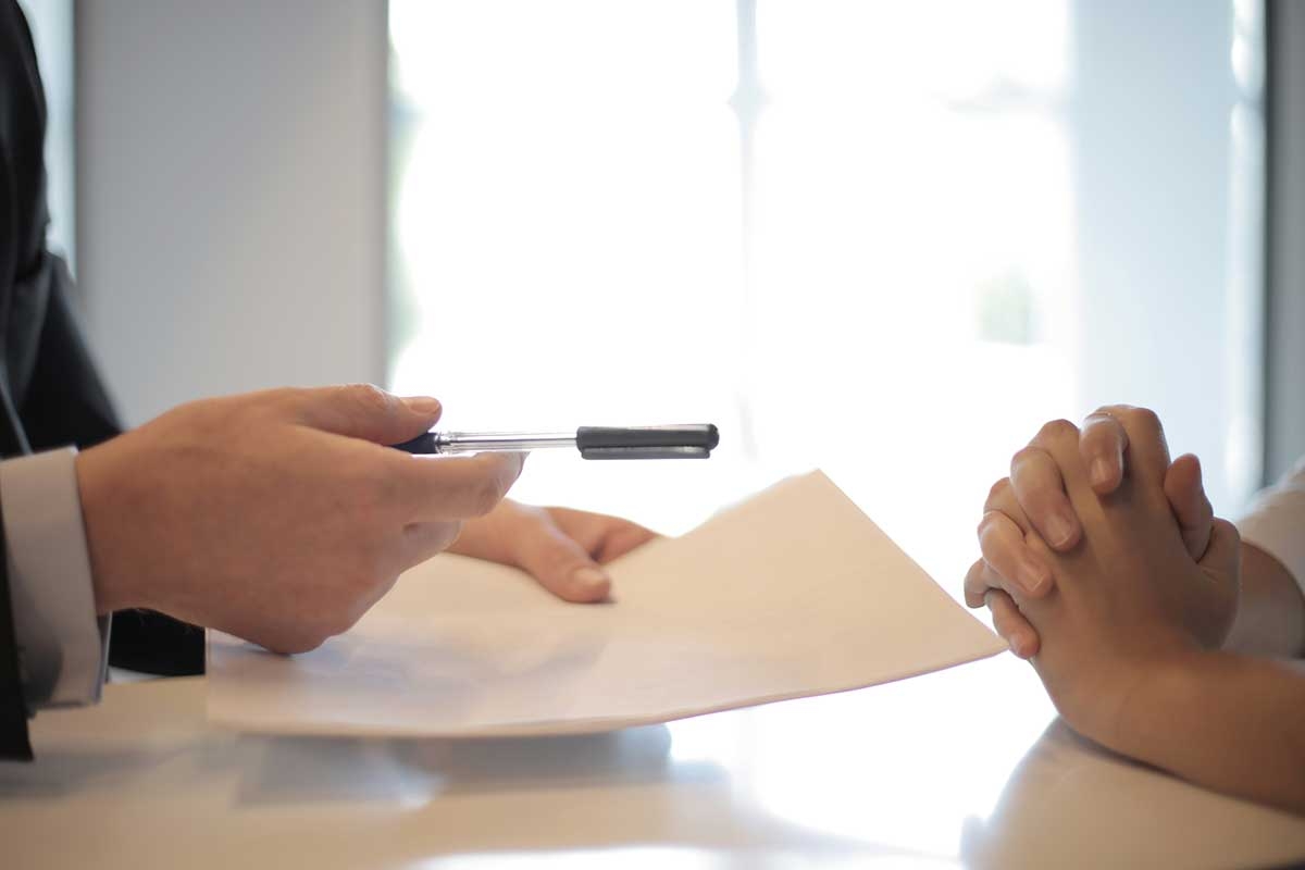 close up of hands during business discussion